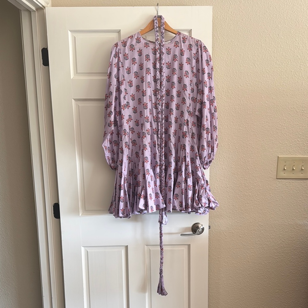 RHODE Purple Floral Dress